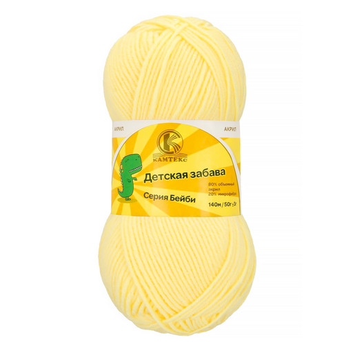 Пряжа Камтекс КТ "Детская забава" 80% акрил, 20% микрофибра 10 шт. х 50 г 140 м