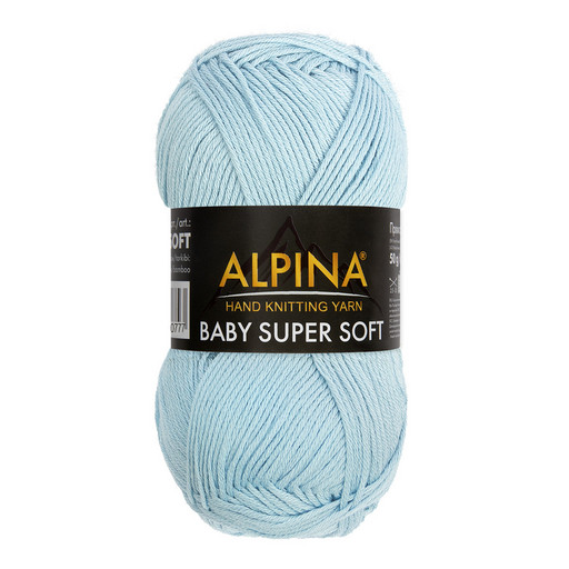 Пряжа ALPINA "BABY SUPER SOFT" 50% хлопок, 50% бамбук 10 шт. х 50 г 150 м ± 10 м