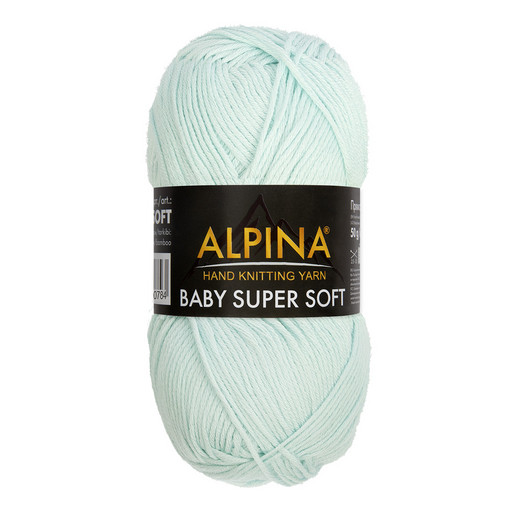 Пряжа ALPINA "BABY SUPER SOFT" 50% хлопок, 50% бамбук 10 шт. х 50 г 150 м ± 10 м
