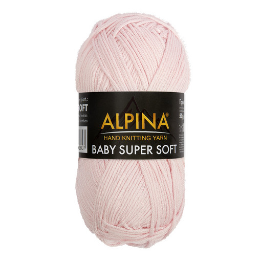 Пряжа ALPINA "BABY SUPER SOFT" 50% хлопок, 50% бамбук 10 шт. х 50 г 150 м ± 10 м