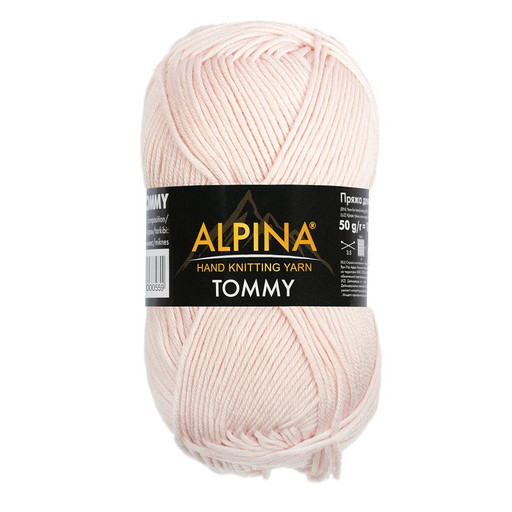 Пряжа ALPINA "TOMMY" 100% микнес 10 шт. х 50 г 130 м ± 10 м