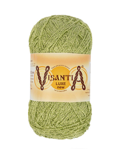 Пряжа VISANTIA "LUXE new" 85% вискоза, 15% люрекс 5 шт. х 100 г 240 м ± 5 м