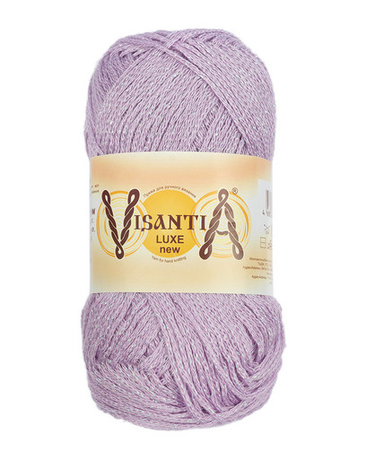 Пряжа VISANTIA "LUXE new" 85% вискоза, 15% люрекс 5 шт. х 100 г 240 м ± 5 м