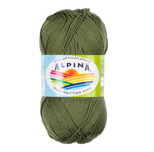 Пряжа ALPINA "SATI" 100% мерсеризованный хлопок 10 шт. х 50 г 170 м ± 10 м