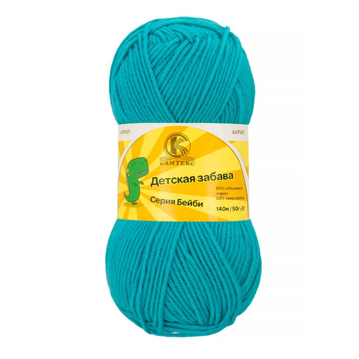 Пряжа Камтекс КТ "Детская забава" 80% акрил, 20% микрофибра 10 шт. х 50 г 140 м