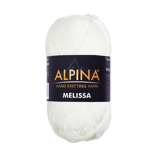 Пряжа ALPINA "MELISSA" 95% вискоза, 5% кашемир 10 шт. х 50 г 125 м ± 6 м