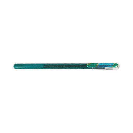 "Pentel" Ручка гелевая Hybrid Dual Metallic, K110-DDX цвет чернил: зелёный цвет чернил: синий