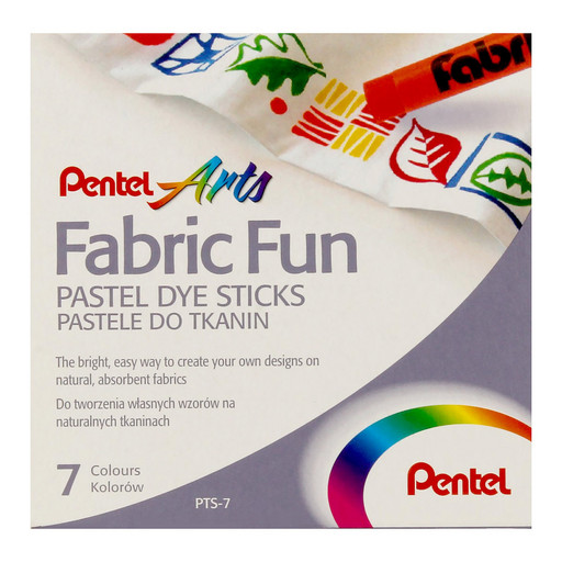 "Pentel" Пастель для ткани FabricFun Pastels 7 цв. PTS2-7