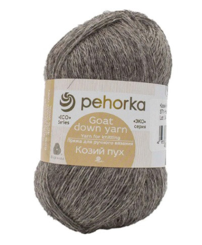 Пряжа Пехорская ПТ "Козий пух" 60% козий пух, 40% шерсть 10 шт. х 50 г 400 м