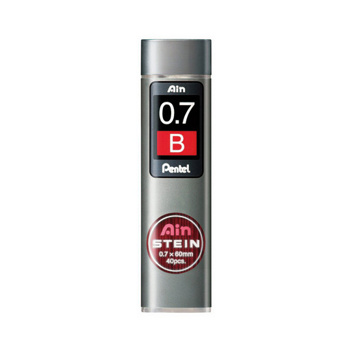 "Pentel" Грифели для карандашей автоматических Ain Stein 0.7 мм 40 грифелей в тубе