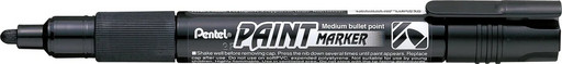 "Pentel" Маркер перманентный Paint 4 мм пулевидный 12 шт.