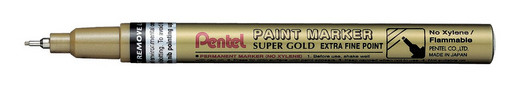 "Pentel" Маркер перманентный Paint 0.6 мм пулевидный 12 шт.