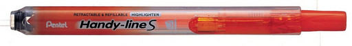 "Pentel" Маркер-выделитель текста автоматич. Handy-Lines, 1.0/4.5 мм 1 - 4.5 мм пулевидный 12 шт.