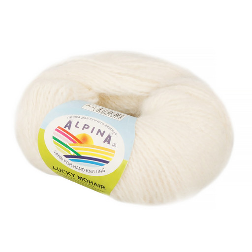 Пряжа ALPINA "LUCKY MOHAIR" 60% кид мохер, 40% акрил 10 шт. х 50 г 150 м ± 5 м