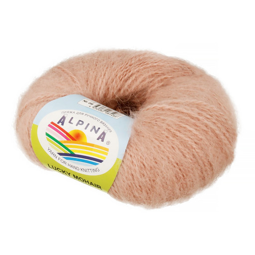 Пряжа ALPINA "LUCKY MOHAIR" 60% кид мохер, 40% акрил 10 шт. х 50 г 150 м ± 5 м