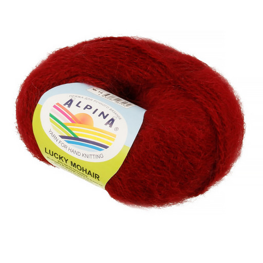 Пряжа ALPINA "LUCKY MOHAIR" 60% кид мохер, 40% акрил 10 шт. х 50 г 150 м ± 5 м