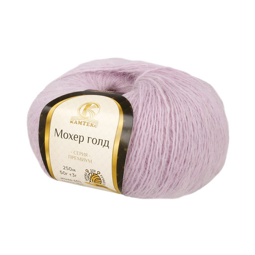 Пряжа Камтекс КТ "Мохер Голд" 60% мохер, 20% хлопок, 20% акрил 10 шт. х 50 г 250 м