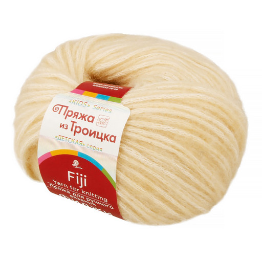 Пряжа из Троицка "Фиджи" 60% хлопок, 20% мериносовая шерсть, 20% акрил 5 шт. х 50 г 95 м