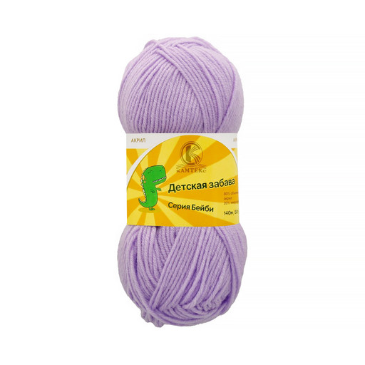 Пряжа Камтекс КТ "Детская забава" 80% акрил, 20% микрофибра 10 шт. х 50 г 140 м