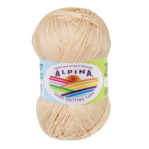 Пряжа ALPINA "SATI" 100% мерсеризованный хлопок 10 шт. х 50 г 170 м ± 10 м