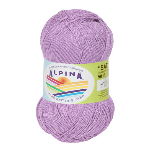 Пряжа ALPINA "SATI" 100% мерсеризованный хлопок 10 шт. х 50 г 170 м ± 10 м