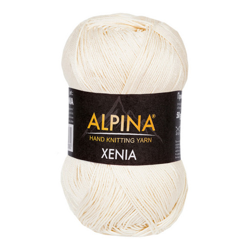 Пряжа ALPINA "XENIA" 100% мерсеризованный хлопок 10 шт. х 50 г 240 м ± 10 м