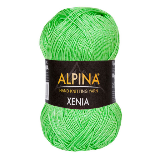 Пряжа ALPINA "XENIA" 2 100% мерсеризованный хлопок 10 шт. х 50 г 240 м ± 10 м
