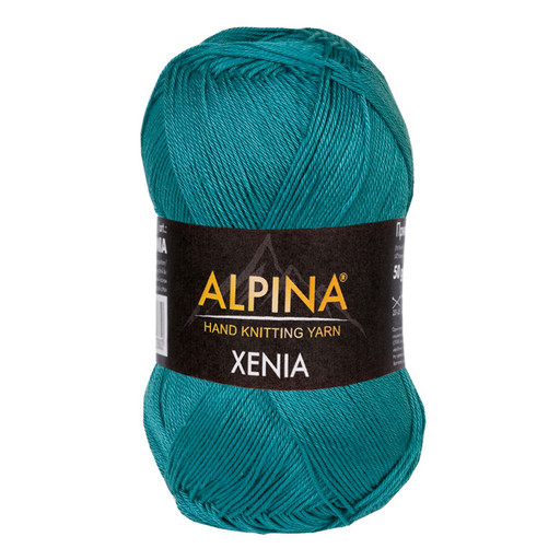 Пряжа ALPINA "XENIA" 100% мерсеризованный хлопок 10 шт. х 50 г 240 м ± 10 м