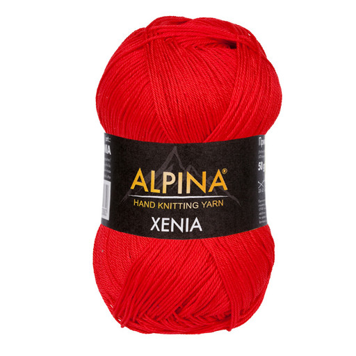 Пряжа ALPINA "XENIA" 100% мерсеризованный хлопок 10 шт. х 50 г 240 м ± 10 м