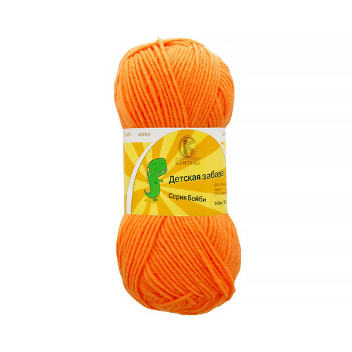 Пряжа Камтекс КТ "Детская забава" 80% акрил, 20% микрофибра 10 шт. х 50 г 140 м