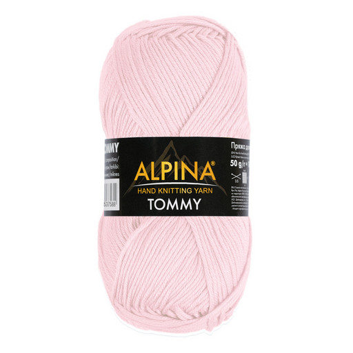 Пряжа ALPINA "TOMMY" 100% микнес 10 шт. х 50 г 130 м ± 10 м