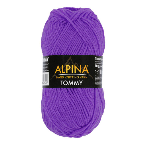 Пряжа ALPINA "TOMMY" 100% микнес 10 шт. х 50 г 130 м ± 10 м