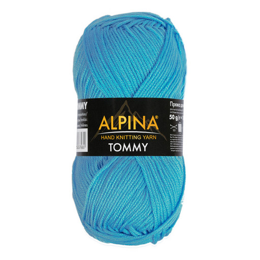Пряжа ALPINA "TOMMY" 100% микнес 10 шт. х 50 г 130 м ± 10 м