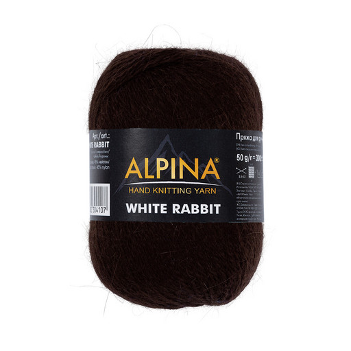 Пряжа ALPINA "WHITE RABBIT" 55% пух кролика, 45% нейлон 10 шт. х 50 г 300 м ± 15 м