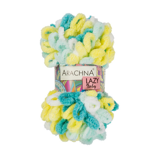 Пряжа ARACHNA "BABY LAZY" 100% микрополиэстер 5 шт. х 100 г 8.5 м ± 0.2 м