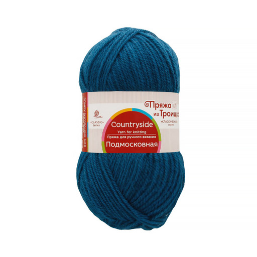 Пряжа из Троицка "Подмосковная" 50% шерсть, 50% акрил 10 шт. х 100 г 250 м