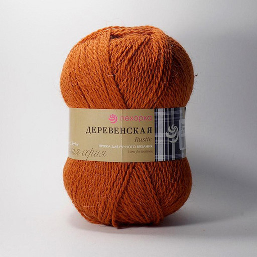 Пряжа Пехорская ПТ "Деревенская" 100% шерсть 10 шт. х 100 г 250 м ± 15 м