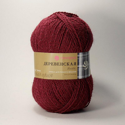 Пряжа Пехорская ПТ "Деревенская" 100% шерсть 10 шт. х 100 г 250 м ± 15 м