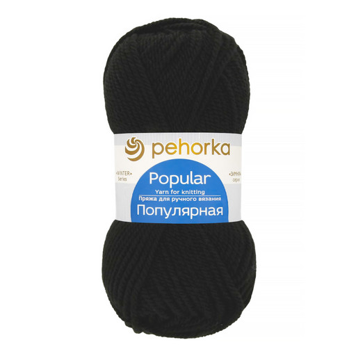 Пряжа Пехорская ПТ "Популярная" 50% шерсть, 50% акрил 10 шт. х 100 г 133 м ± 8 м