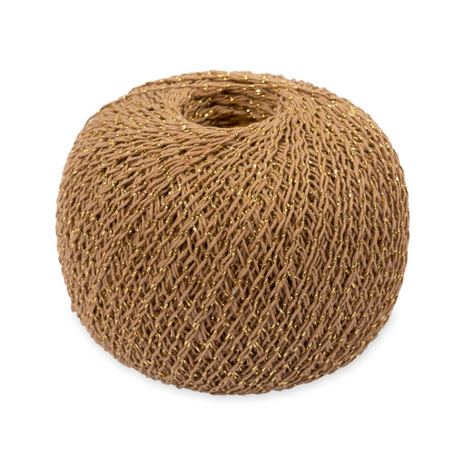 Пряжа СПБ "Золотые шары" вязальные 86% хлопок, 14% люрекс 2 х 50 г 390 м