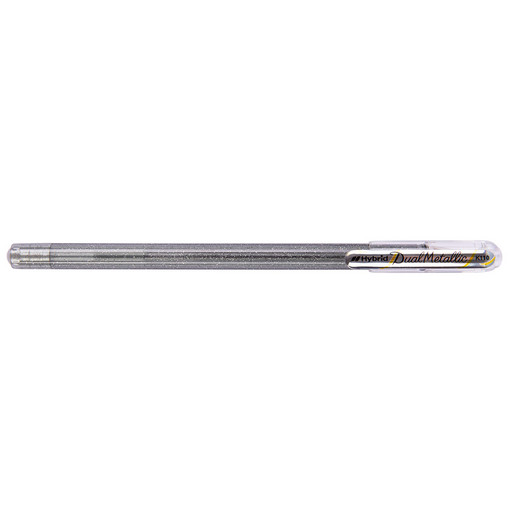 "Pentel" Ручка гелевая Hybrid Dual Metallic, K110-DZX цвет чернил: под серебро