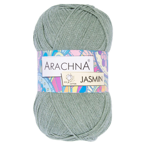Пряжа ARACHNA "JASMIN" 80% хлопок, 20% полиэстер 5 шт. х 100 г ± 10 г 250 м ± 7 м