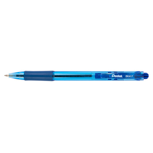 "Pentel" Ручка шариковая автоматическая Pentel Fine Line 12 шт. BK417-C цвет чернил: синий