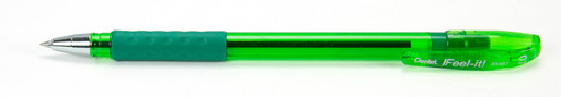 "Pentel" Ручка шариковая Feel it! 12 шт. BX487-D цвет чернил: зелёный