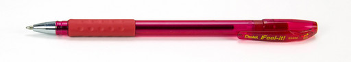 "Pentel" Ручка шариковая Pentel Feel it! 12 шт. BX490-B цвет чернил: красный