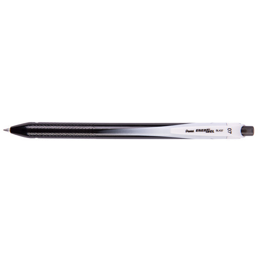 "Pentel" Ручка гелевая автоматическая Energel, одноразовая 12 шт. BL437-A цвет чернил: черный