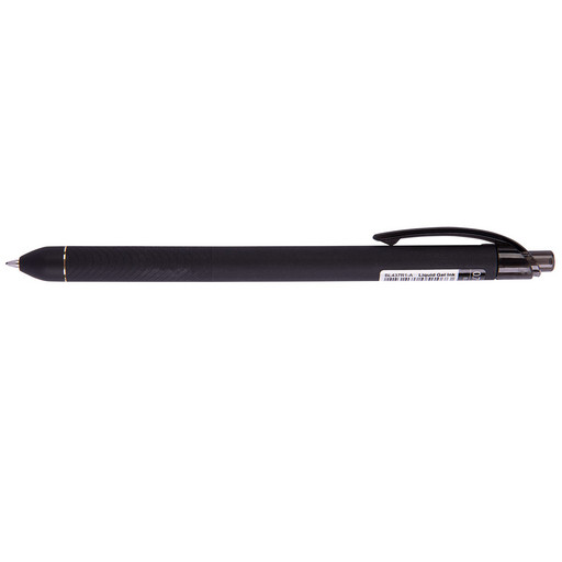 "Pentel" Ручка гелевая автоматическая Energel, корпус Soft Touch 12 шт. BL437R1-A цвет чернил: черный