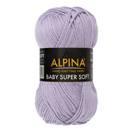 Пряжа ALPINA "BABY SUPER SOFT" 50% хлопок, 50% бамбук 10 шт. х 50 г 150 м ± 10 м