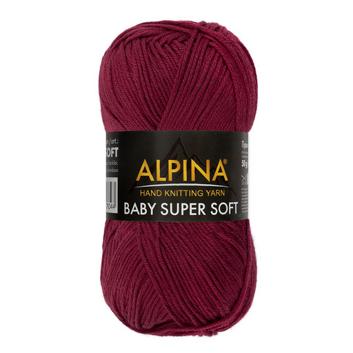 Пряжа ALPINA "BABY SUPER SOFT" 50% хлопок, 50% бамбук 10 шт. х 50 г 150 м ± 10 м
