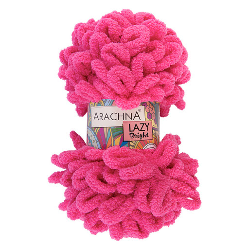 Пряжа ARACHNA "LAZY BRIGHT" 100% микрополиэстер 5 шт. х 100 г 8.5 м ± 0.2 м